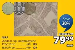 JYSK NIRA Outdoor rug, polypropylene offer