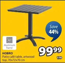 JYSK HOBRO Patio café table, artwood top offer