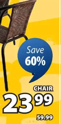 JYSK BRAVA Stackable patio chair offer