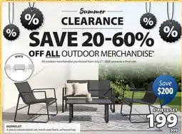 JYSK Hornslet 4-piece conversation set offer