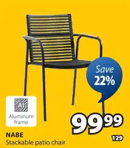 JYSK NABE Stackable patio chair offer