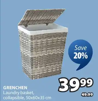 JYSK GRENCHEN Laundry basket offer