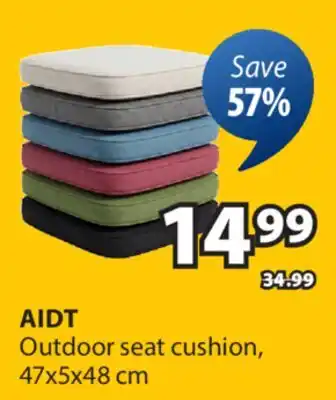JYSK AIDT Outdoor seat cushion offer