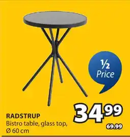 JYSK RADSTRUP Bistro table offer