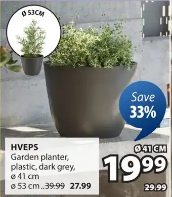 JYSK HVEPS Garden planter offer