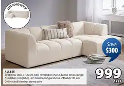 JYSK ALLESE Sectional sofa 3-seater offer