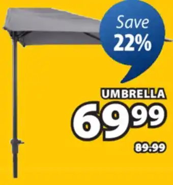 JYSK KOLDING Half market umbrella offer