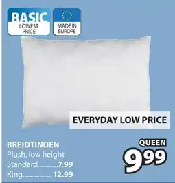 JYSK BREIDTINDEN Plush, low height offer