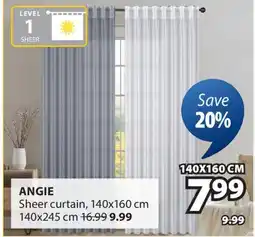 JYSK ANGIE Sheer curtain offer