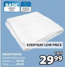 JYSK BREIDTINDEN Duvet offer