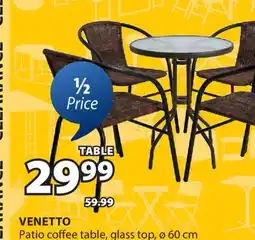 JYSK VENETTO Patio coffee table offer