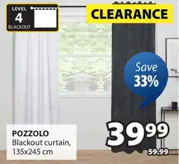 JYSK POZZOLO Blackout curtain offer