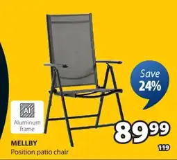JYSK MELLBY Position patio chair offer