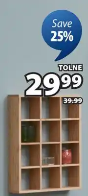 JYSK TOLNE Multi-tier wall shelf, bamboo offer