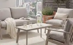 JYSK SYLTHOLM 4-piece conversation set, loveseat, 2 chairs & table offer