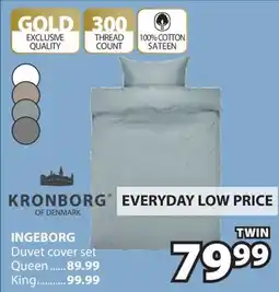 JYSK KRONBORG Duvet cover set offer