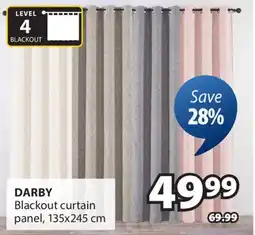 JYSK DARBY Blackout curtain panel offer