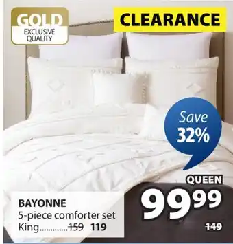 JYSK BAYONNE 5-piece comforter set offer