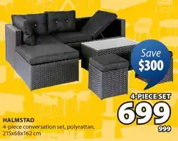 JYSK HALMSTAD 4-piece conversation set offer
