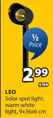 JYSK LEO Solar spot light offer