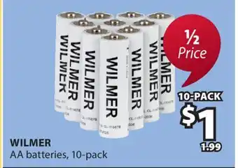 JYSK WILMER AA batteries offer