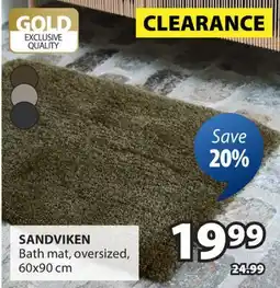 JYSK SANDVIKEN Bath mat offer