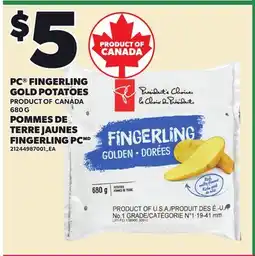 Independent City Market PC FINGERLING GOLD POTATOES offer