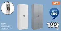 JYSK Newry 2-door wardrobe offer