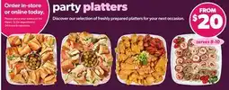 Independent City Market PARTY PLATTERS, SERVES 8-10 offer