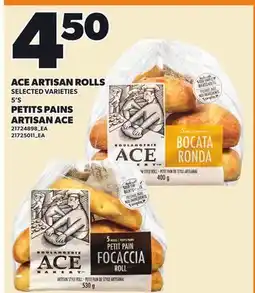 Independent City Market ACE ARTISAN ROLLS, 5'S offer