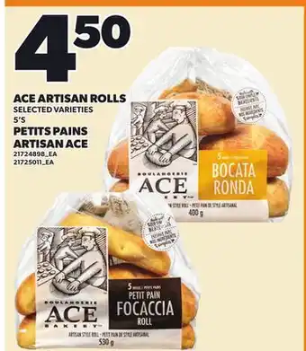 Independent City Market ACE ARTISAN ROLLS, 5'S offer