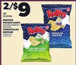 Independent City Market RUFFLES POTATO CHIPS offer