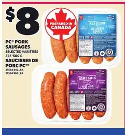 Independent City Market PC PORK SAUSAGES offer