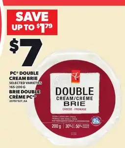 Independent City Market PC DOUBLE CREAM BRIE offer
