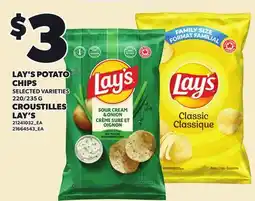 Independent City Market LAY'S POTATO CHIPS, 220/235 G offer