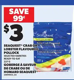 Independent City Market SEAQUEST CRAB OR LOBSTER FLAVOURED POLLOCK offer