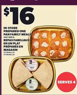 Independent City Market IN-STORE PREPARED ONE PAN FAMILY MEALS offer