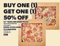 Independent City Market 12 TAKE AND BAKE PIZZA offer