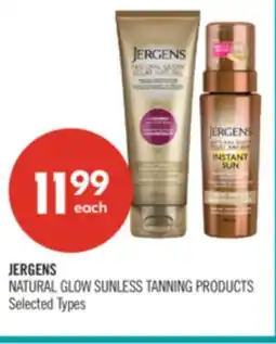 Shoppers Drug Mart JERGENS NATURAL GLOW SUNLESS TANNING PRODUCTS offer
