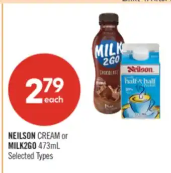 Shoppers Drug Mart NEILSON CREAM or MILK2GO offer
