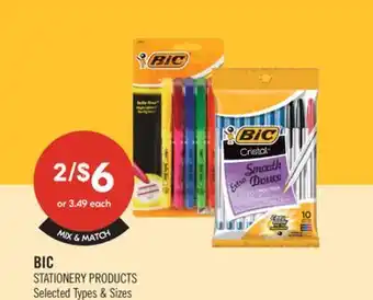 Shoppers Drug Mart BIC STATIONERY PRODUCTS offer