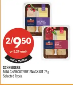 Shoppers Drug Mart SCHNEIDERS MINI CHARCUTERIE SNACK KIT offer