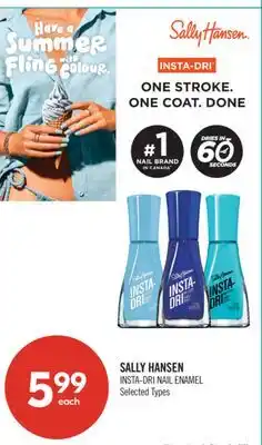 Shoppers Drug Mart SALLY HANSEN INSTA-DRI NAIL ENAMEL offer