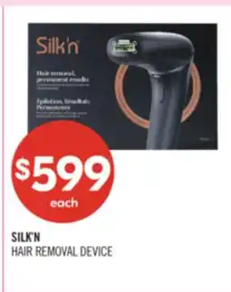 Shoppers Drug Mart SILK'N HAIR REMOVAL DEVICE offer
