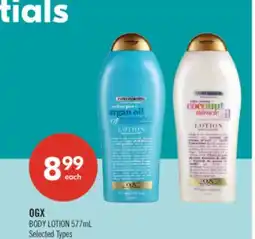 Shoppers Drug Mart OGX BODY LOTION offer