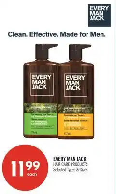 Shoppers Drug Mart EVERY MAN JACK HAIR CARE PRODUCTS offer