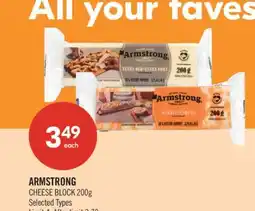 Shoppers Drug Mart ARMSTRONG CHEESE BLOCK offer