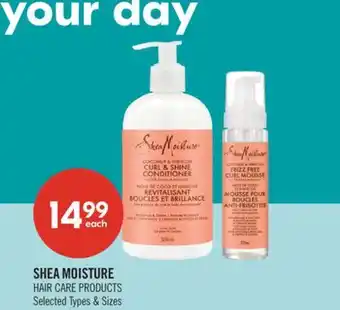 Shoppers Drug Mart SHEA MOISTURE HAIR CARE PRODUCTS offer