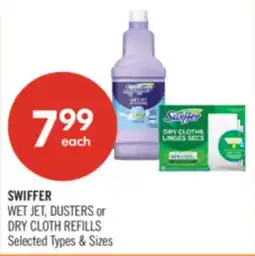 Shoppers Drug Mart SWIFFER WET JET, DUSTERS or DRY CLOTH REFILLS offer