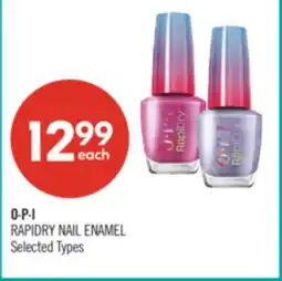 Shoppers Drug Mart O∙P∙I RAPIDRY NAIL ENAMEL offer